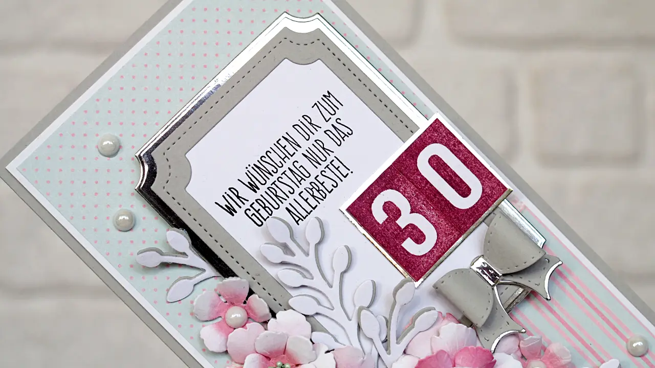geschenk basteln zum 30 geburtstag